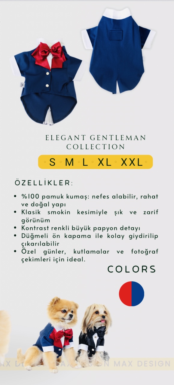 SMOKİN ELBİSE LACİVERT